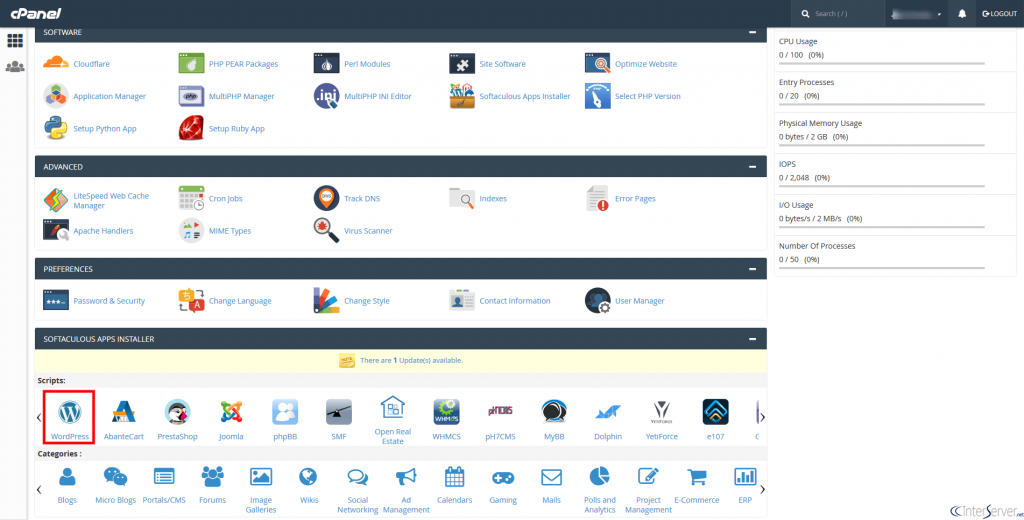 webhost wordpress